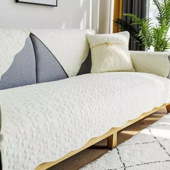 Трехместная одноместная императорская диванная подушка для наложницы из хлопчатобумажной ткани, универсальная нескользящая простая современная подушка для четырех сезонов, универсальная утолщенная крышка 70*70