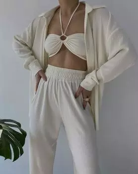 Трехместный набор Mai Inndia Ecru