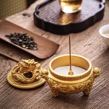 Трехногий дракон и феникс курильница для благовоний для дома, без отдельной доставки аромата