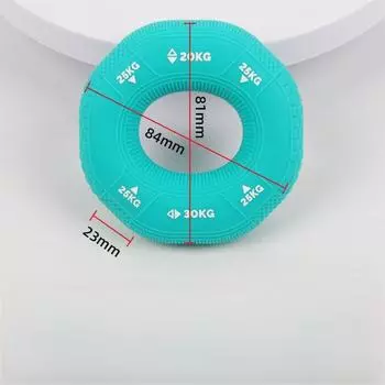 Трехпозиционное силовое кольцо для рук Тренажер для силовых упражнений Оборудование для домашнего фитнеса One Size зелёный