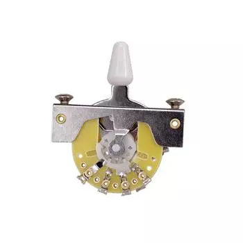 Трехпозиционный гитарный переключатель в винтажном стиле, 3-позиционный переключатель звукоснимателей для электрогитар TL с креплением чёрный