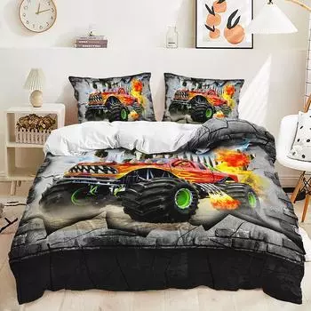 Трехпредметный пододеяльник Bigfoot Racing Двухпредметный постельный комплект 135 * 200 (two-piece set) 90g