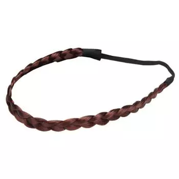 Трехпрядная коса «рыбий хвост» ободок для женщин резинки для волос нескользящий широкополый плетеный вручную головной убор свадебные аксессуары для волос