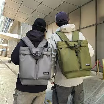 Трехразовый рюкзак для мужчин и женщин, большая вместимость, дорожная сумка для компьютера, школьный рюкзак для школьников серый