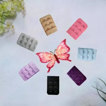 Трехрядный бюстгальтер с двумя пуговицами шириной 3,2 см, нижнее белье с удлиненной пуговицей