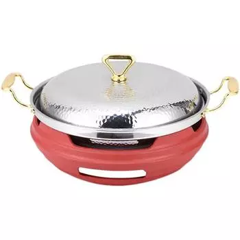 Трехслойная стальная кастрюля Double Ear Soup Pot Commercial Induction Plate Panela 304 нержавеющая сталь позолоченная кастрюля для супа из морепродуктов