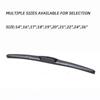 Трехступенчатый автомобильный дворник, универсальный, бесшумный, прочный, высококачественный, многоразмерный, для лобового стекла, деликатный, резиновый, автозапчасти, 1 шт. 14