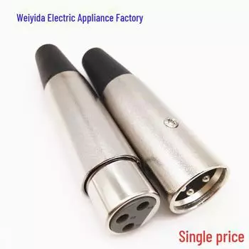 Трехжильный разъем для настольного микрофона с балансным штекером и адаптером усилителя Canon male head