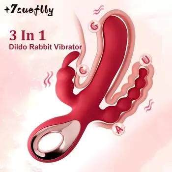 Трехзубцовая задняя анальная пробка яйцо вибратор AV Stick Массажная палочка Женское устройство для мастурбации тела Секс-игрушки