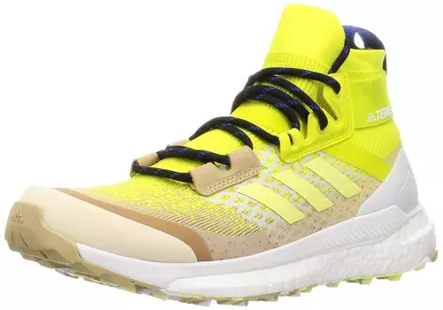 Трекинговые ботинки Terex Free Hiker Prime Blue Hiking LEU74 бежево-желтый см [Adidas] Тон/Пульсовый желтый/Кислотный (ФЗ3627) +26,5