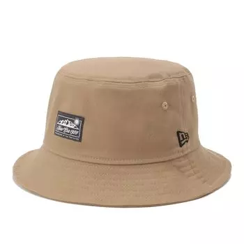 Trekking Hat Bucket 01 Stretch Cotton Mountain Range Label Reflector Patch 13516191 Khaki [New Era] M-L