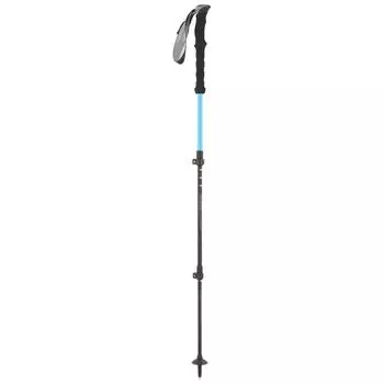 Треккинговая палка из углеродного волокна, 3-секционная, выдвижная, легкая, износостойкая небесно-голубой