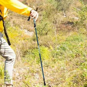 Треккинговая удочка, 5 секций, походная палка, для мужчин, женщин, трость для пожилых людей, складная трость синий