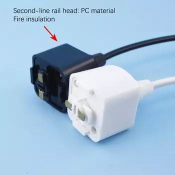 Трековый светильник, алюминиевый рельсовый подвесной светильник E27, кухонное освещение, лофт, столовая, светодиодные лампы, подвесной светильник, провод 0.5m белый