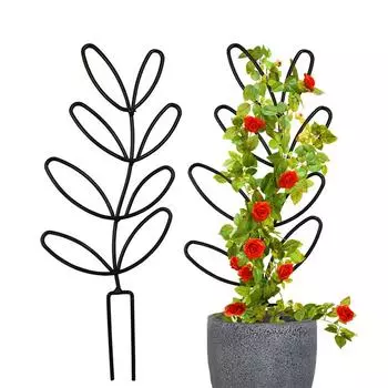 Trellis For Potted Plants Plant Trellis Indoor Mini Garden Trellis For Climbing Plants Plant Trellis Flower Potted Plant Support чёрный