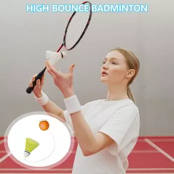 Тренажер для бадминтона для одного игрока, автоматический тренажер для бадминтона с отскоком, самостоятельный тренажер для начинающих и любителей