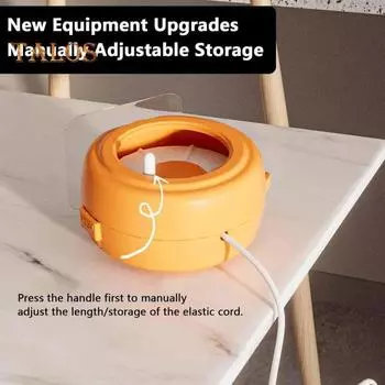 Тренажер для бадминтона с отскоком, инструмент для самостоятельной тренировки с эластичным канатом, простая установка, тренажер для бадминтона в помещении, портативный набор для бадминтона A