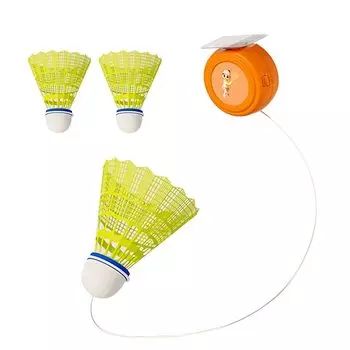 Тренажер для бадминтона Тренировка по бадминтону дома Соло Бадминтон Эластичный тренажер для занятий по бадминтону Самостоятельное обучение Практика по бадминтону Соло Удобно носить с собой