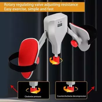 Тренажер для бедер Thigh Master 10-35 кг Регулируемый счетчик сопротивления с цифровым дисплеем для мужчин и женщин Тренажер для ног для бедер Тонер для домашних тренировок Фитнес-оборудование темно-серого