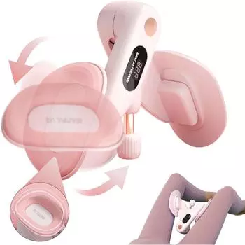 Тренажер для бедер Thigh Master для начинающих, Тренажер для бедер, Встроенный смарт-счетчик, Оборудование для послеродовой реабилитации, Портативный домашний тренажер розовый