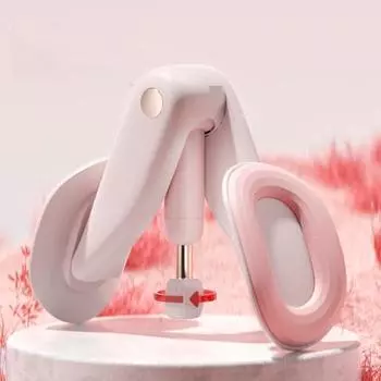 Тренажер для бедер, тонер для бедер, регулировка сопротивления, нескользящий вращающийся на 360 градусов тренажер для тазового дна, оборудование для фитнеса серый