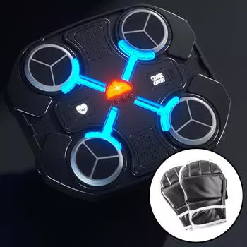 Тренажер для бокса для детей и взрослых, тренировка по реакции, настенный электронный No Bt Black