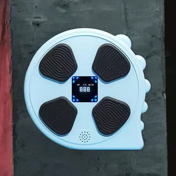 Тренажер для бокса для детей и взрослых с подсветкой, ритм-настенная мишень для упражнений, боксерская площадка blue