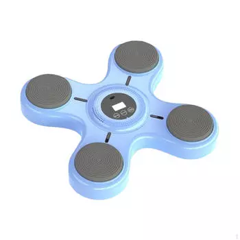 Тренажер для бокса для детей Музыкальные коврики Спортивные светящиеся боксерские коврики Электронные синий