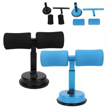 Тренажер для брюшного пресса, помощник для сидения, присоска, домашний фитнес-инструмент для коррекции фигуры, инструмент для упражнений Black Black