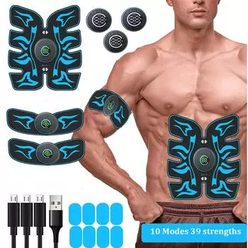 Тренажер для брюшного пресса USB-тренажер для мышц живота, фитнес-тренировка, массажер для мышц бедер, домашний тренажерный зал, потеря веса и коррекция фигуры