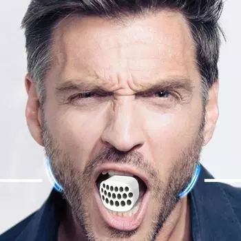 Тренажер для челюсти, мяч, тоник для мышц челюсти, тренировка для фитнеса, антивозрастной пищевой кремнезем, подтяжка лица, подбородка, щек, похудение