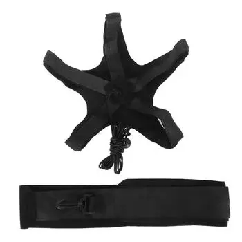 Тренажер для футбола в одиночку Футбольный удар бросок Индивидуальная тренировка Навыки управления Регулируемая талия