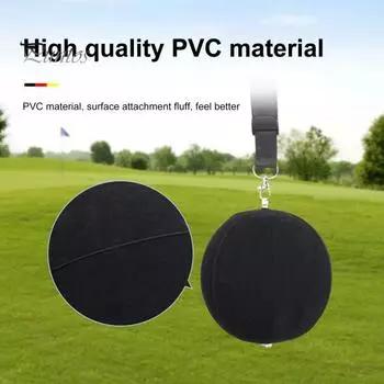 Тренажер для гольфа для улучшения навыков замаха, тренажер для запястья, мячи для гольфа из ПВХ-ткани, инструмент для коррекции осанки при игре в гольф синий