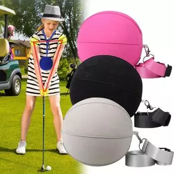 Тренажер для гольфа для улучшения навыков замаха Тренажер для запястья для гольфа Ткань из ПВХ серый