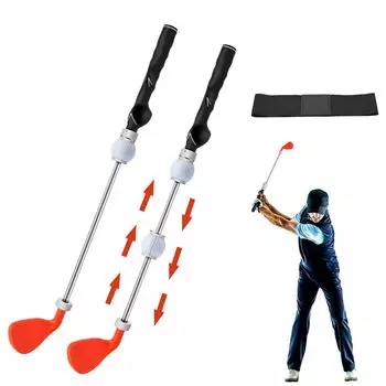 Тренажер для гольфа EOCCOGOLO Swing Training Swing Practice Swing Correction Swing Posture Length 60cm Indoor Training Golf Power Training Aid Flying Distance