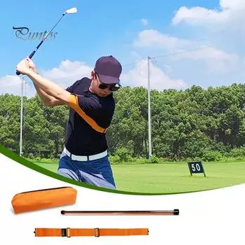 Тренажер для гольфа с регулируемой конструкцией, высокоэластичный, многоразовый, инструмент для улучшения замаха Sets