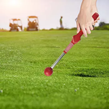 Тренажер для гольфа Swing Trainer Телескопическая разминочная палка Легкий тренировочный инструмент для отдыха на открытом воздухе Выравнивание Black Pink