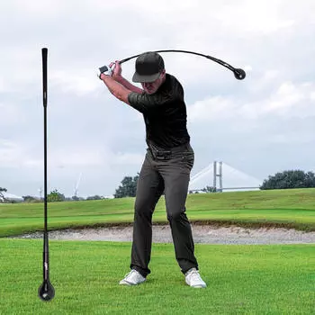Тренажер для гольфа, тренировочная палка, оборудование для игры в гольф, прочный тренировочный инструмент для