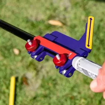 Тренажер для гольфа, улучшающий стабильность, легкий портативный тренажер для гольфа, тренажер для начинающих, инструмент для практики синий