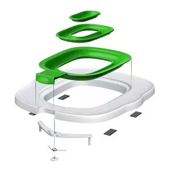 Тренажер для кошачьего туалета Модернизированный тренажер для кошачьего туалета с гидом для самостоятельного обслуживания Аксессуары для кошачьего туалета