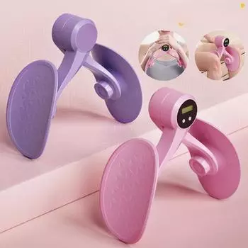 Тренажер для мышц тазового дна Цифровой тренажер для внутренней части бедра со счетчиком Тренажер для йоги для ног для мужчин и женщин Оборудование для фитнеса нижней части тела