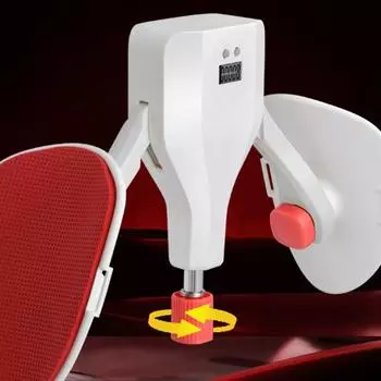 Тренажер для мышц тазового дна Thigh Master, вращающийся на 360 градусов тренажер Кегеля с регулировкой сопротивления, мастер-оборудование для тонизирования ног серый