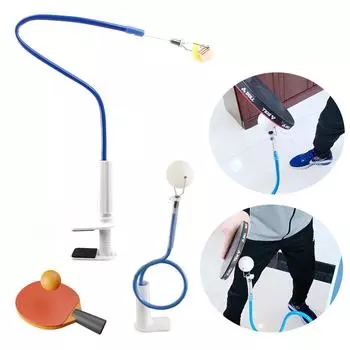 Тренажер для настольного тенниса с мячом для самостоятельного обучения, робот-мяч с зажимом для стола для начинающих D