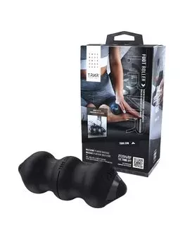 Тренажер для ног роликовый массажный мяч силиконовый твердый маленький триггерный миофасциальный релиз стопы черный [TRNR] / чёрный