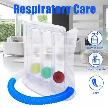 Тренажер для объемного дыхания Folulus, тренажер для спирометрии, тренажер для работы легких One Size