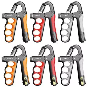 Тренажер для пальцев и предплечий с растяжителем для запястий, регулируемым сопротивлением, захватом для пальцев, расширителем для наращивания мышц A