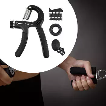 Тренажер для пальцев, Усилитель предплечий, Силовой тренажер для тренировки запястий в тренажерном зале, захват для рук зелёный