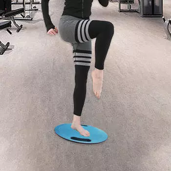 Тренажер для поддержания устойчивости на балансировочной доске диаметром 16 дюймов с круглой пластиной оранжевый