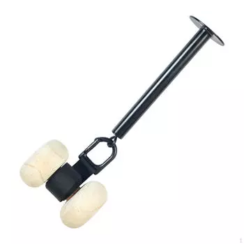 Тренажер для предплечья с деревянной ручкой, устойчивый, для укрепления мышц, роликовый бигуди для