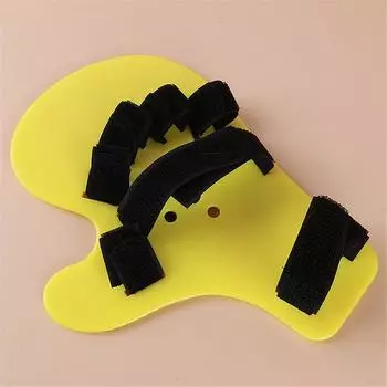 Тренажер для реабилитации пальцев при инсульте, гемиплегии, корректор спазма пальцев None жёлтый